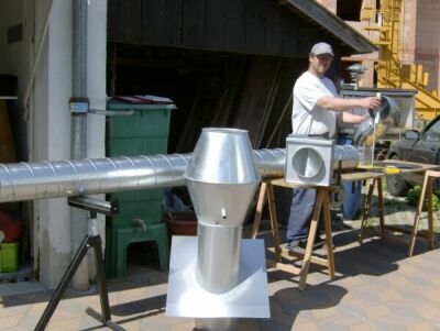 Küchenabluft Bahnhofgaststätte in Schondorf