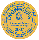 Prüfplakette nach G 607